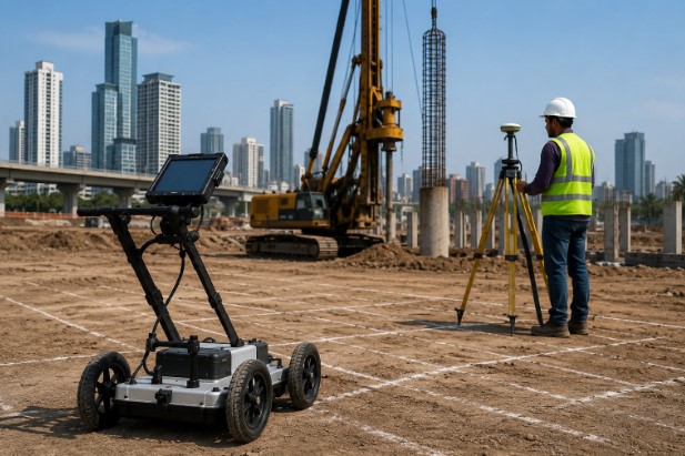 GPR SURVEY GEOTECHNICAL INVESTIGATION PILING AT MUMBAI MAHARSATRA