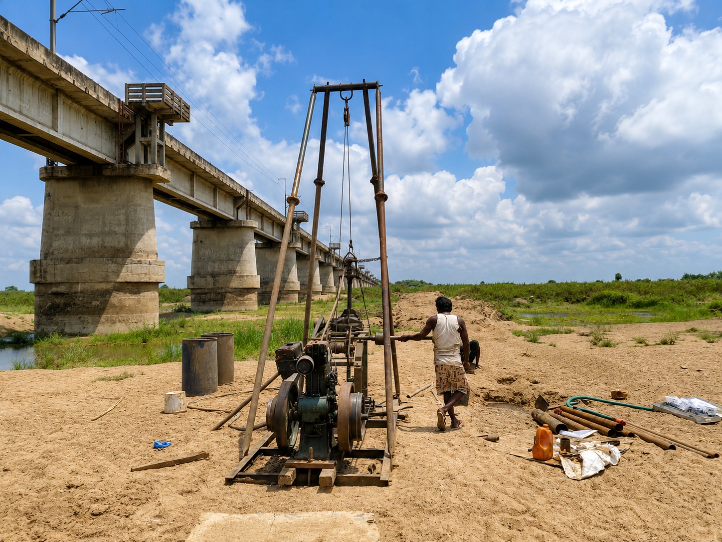GPR SURVEY GEOTECHNICAL INVESTIGATION PILING AT CHANDIGARH